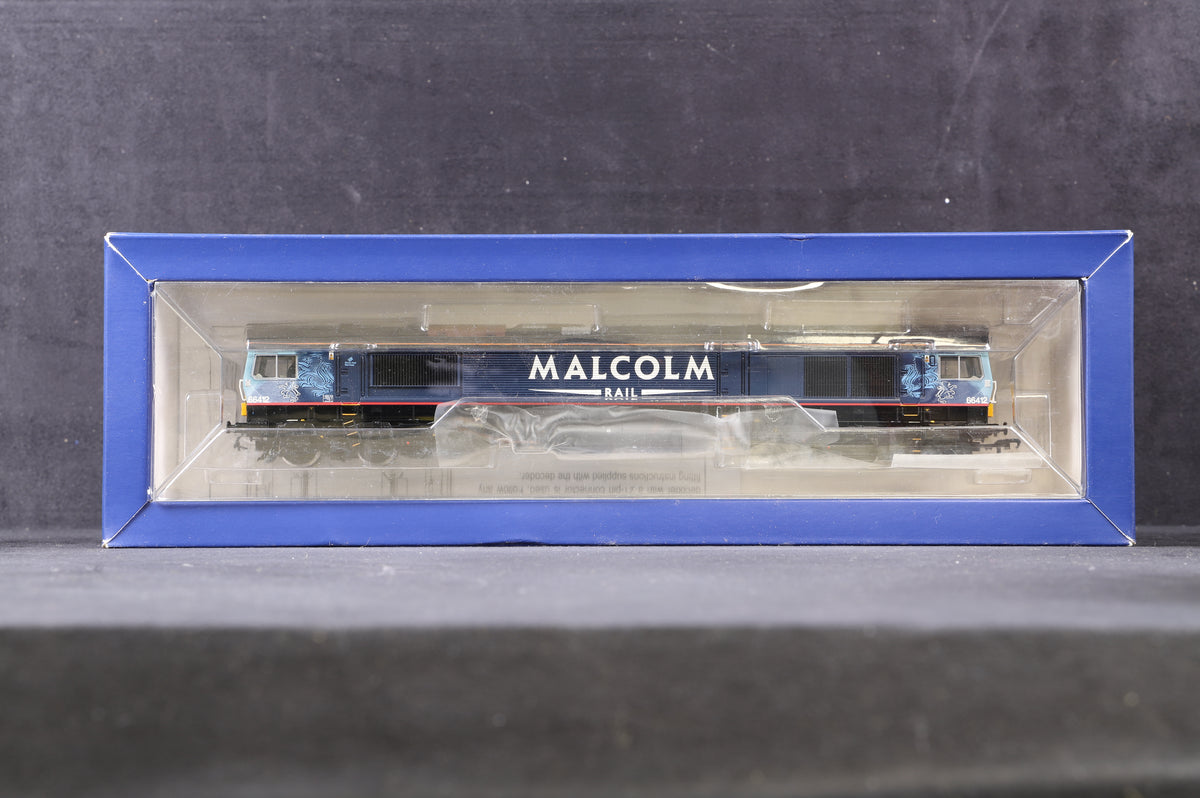 Bachmann OO 32-979 Class 66 &#39;66412&#39; &#39;Malcolm Rail&#39;