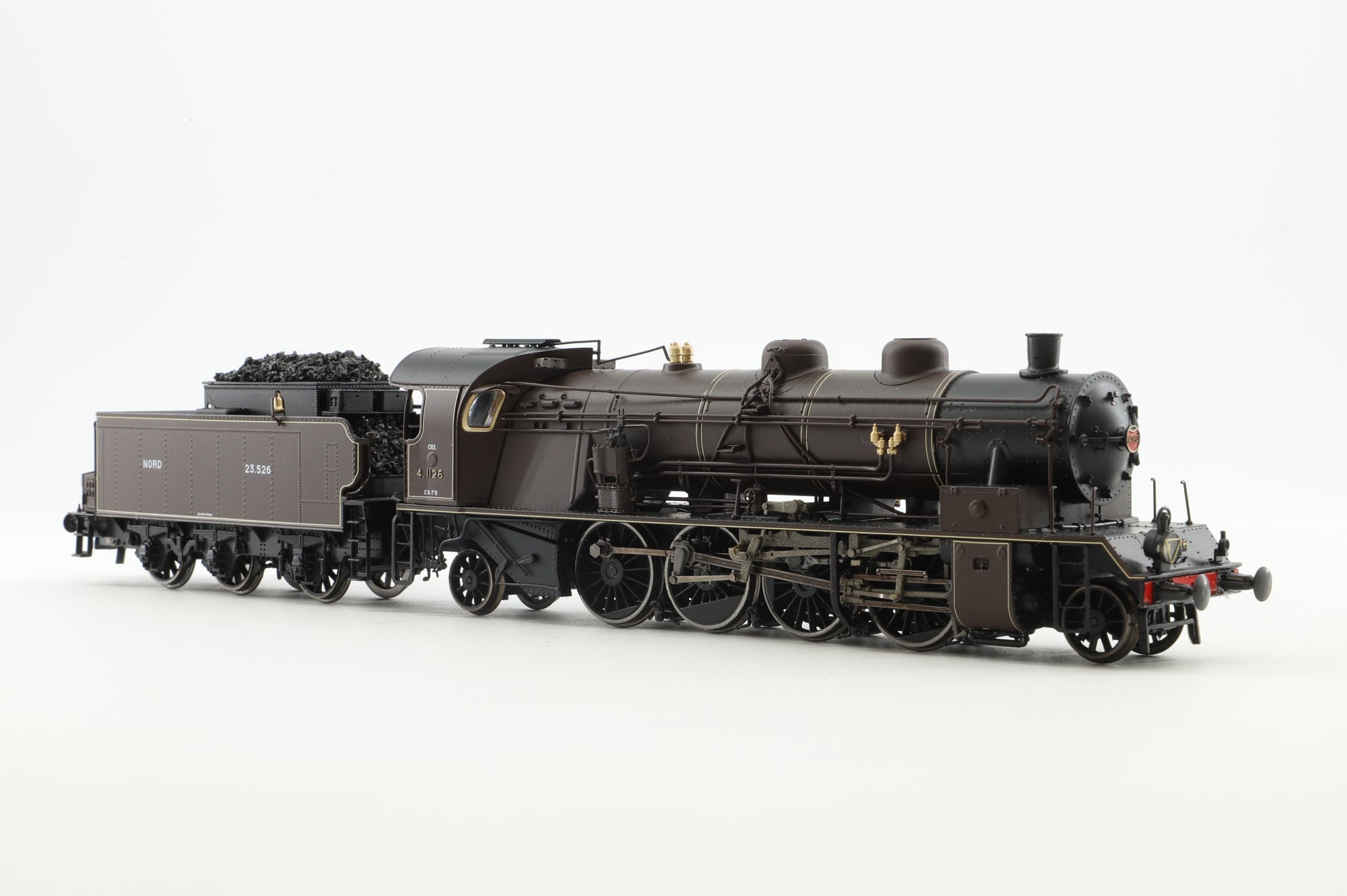 REE Models HO MB-155S Class 141-A 23526 in Nord 'Chocolat' - DCC Sound w/Smoke