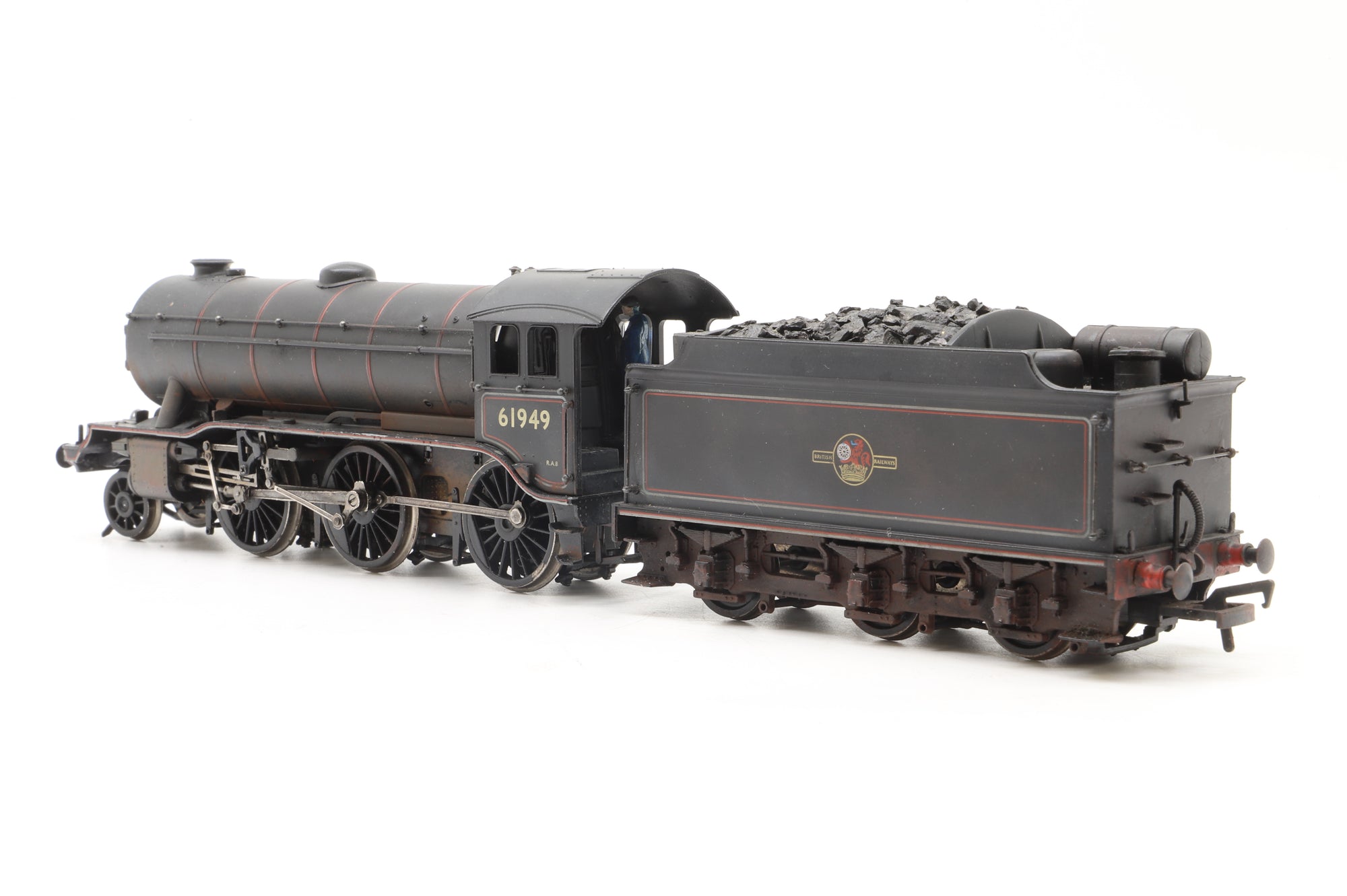 Bachmann OO 32-277 K3 '61949' BR Lined Black Late Crest Stepped Tender Weathered DCC Fitted