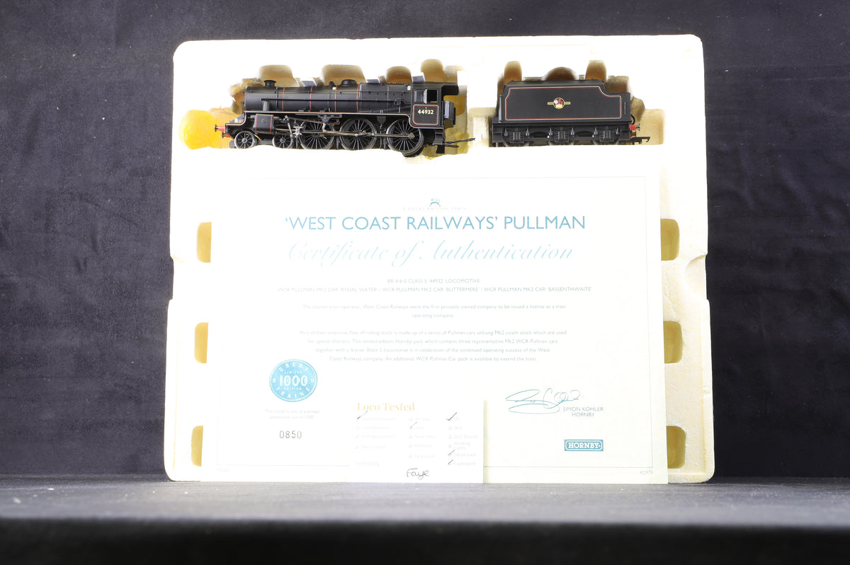 Hornby OO R2979 &#39;West Country Railways&#39; Pullman Train Pack, ltd Ed 850/1000