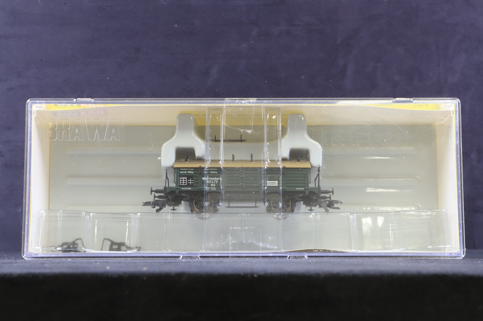 Brawa HO Rake Of 3 Mixed Freight Wagons Inc. 2070, 2085 & 2091