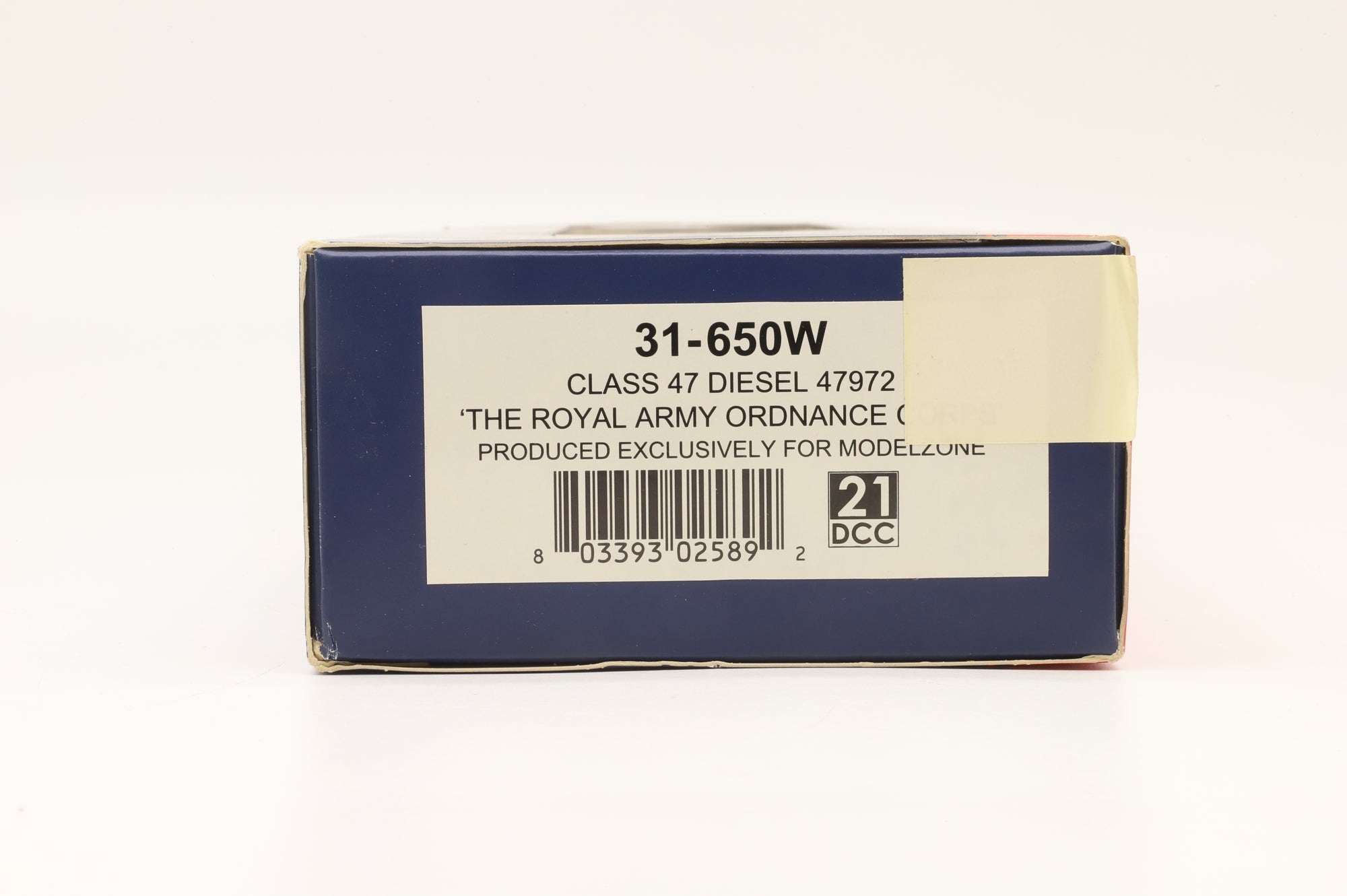 Bachmann OO 31-650W Class 47 '47972' 'The Royal Army Ordnance Corps', Excl. Modelzone, DCC Sound, 484/512