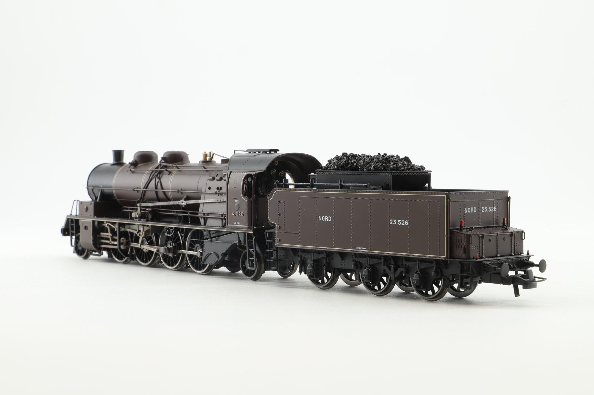 REE Models HO MB-155S Class 141-A 23526 in Nord 'Chocolat' - DCC Sound w/Smoke