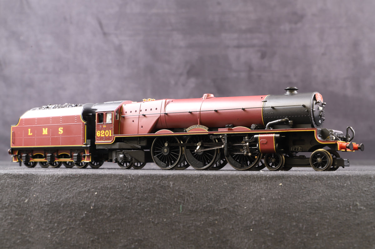 Hornby OO R2225 Princess Class 4-6-2 &#39;6201&#39; &#39;Princess Elizabeth&#39; LMS Crimson