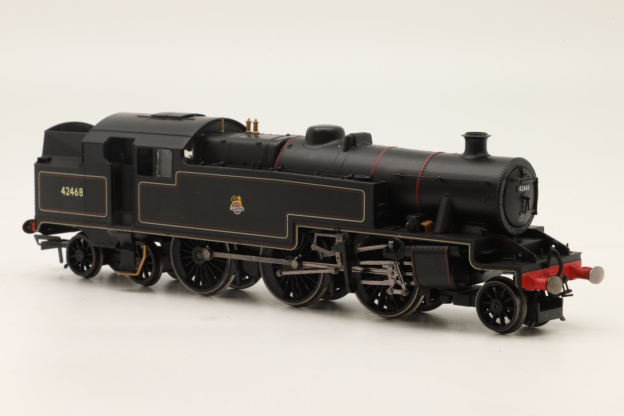 Hornby OO R2636X Stanier 4MT '42468' BR Lined Black E/C DCC Fitted