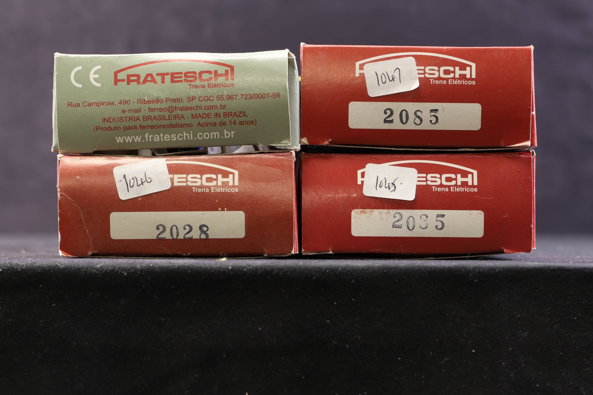 Frateschi HO Rake of 4 Mixed Freight Wagons, Inc. 2028, 2085 & 2 x 2035