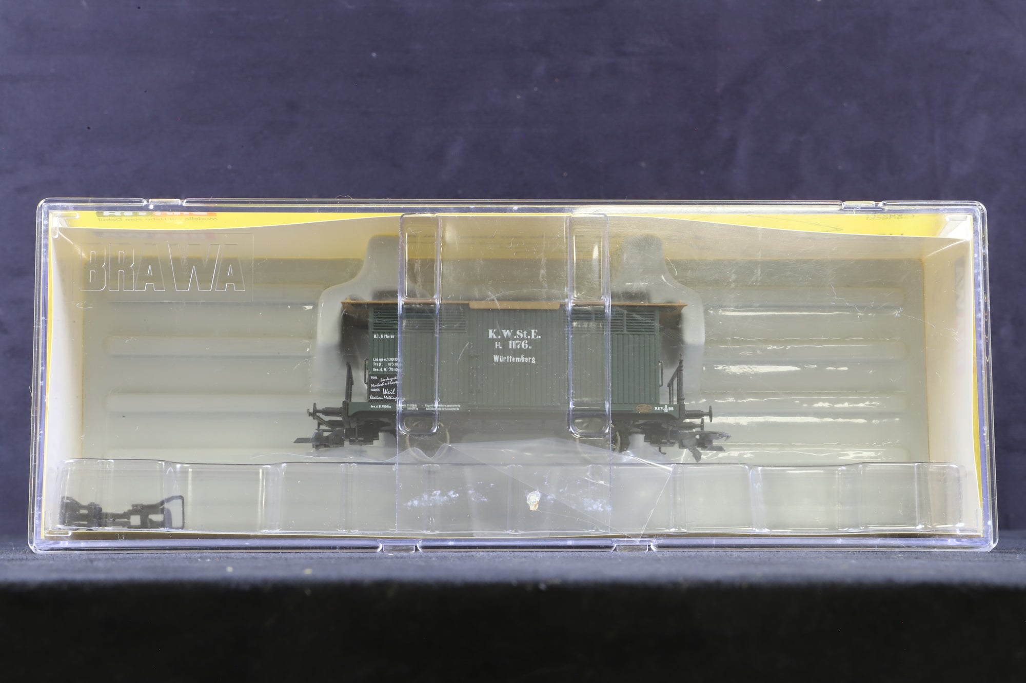 Brawa HO Rake Of 3 Mixed Freight Wagons Inc. 2070, 2085 & 2091