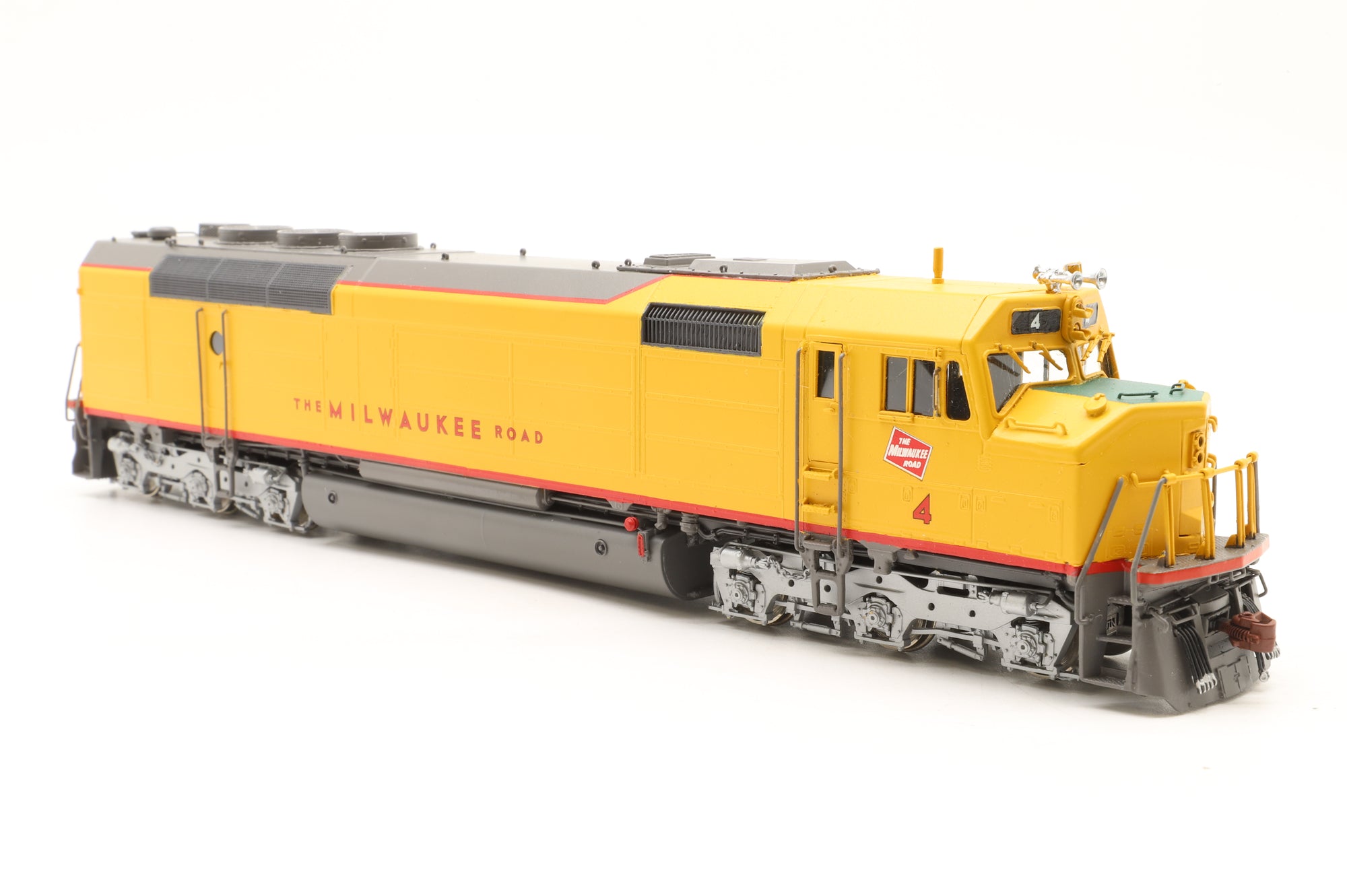 Overland Models/Ajin Precision HO 5993 Mile.Rd.FP45 #1-5 (1969 Era) Passenger Service w/o Dynamic Brake, Factory Painted