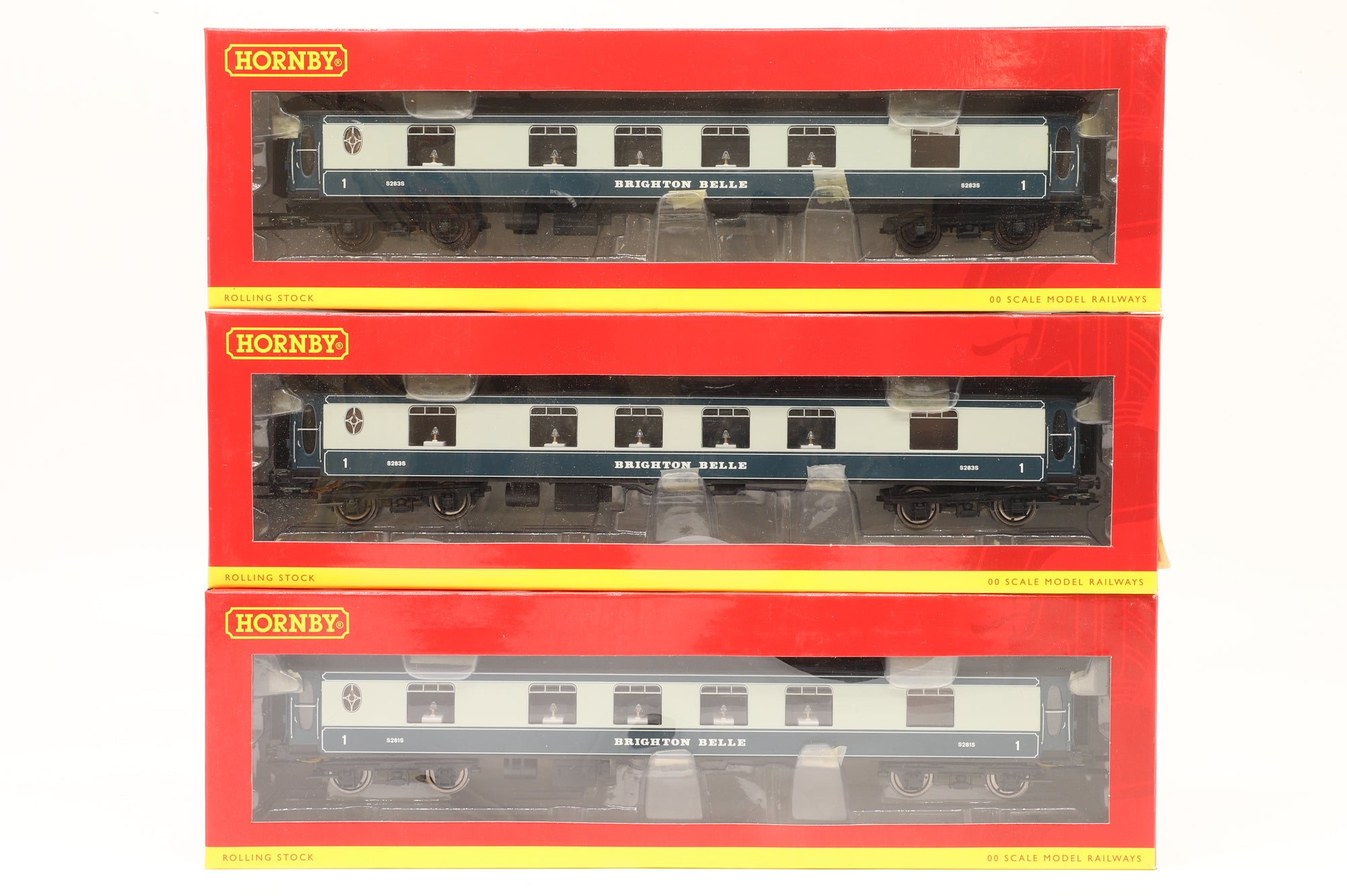 Hornby OO R4528/9 Rake of 3 Blue/Grey Brighton Belle K-Type Pullman Cars