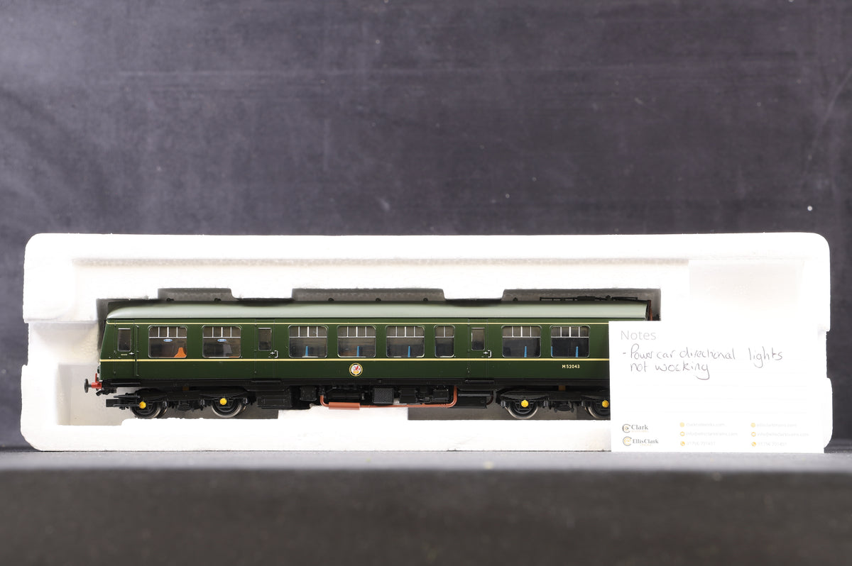 Bachmann OO 32-900A Class 108 2 Car DMU BR Green With Speed Whiskers