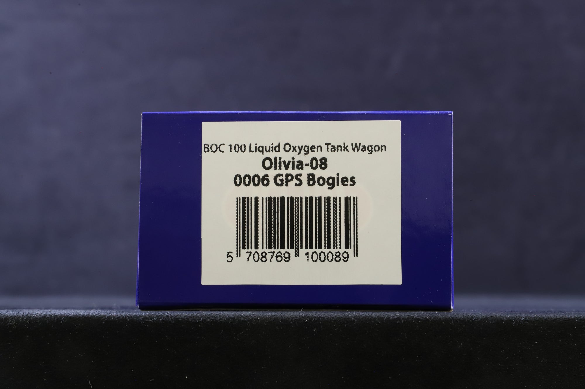 Heljan OO Olivia-080006 GPS Bogies BOC 100L Liquid Oxygen Tank Wagon