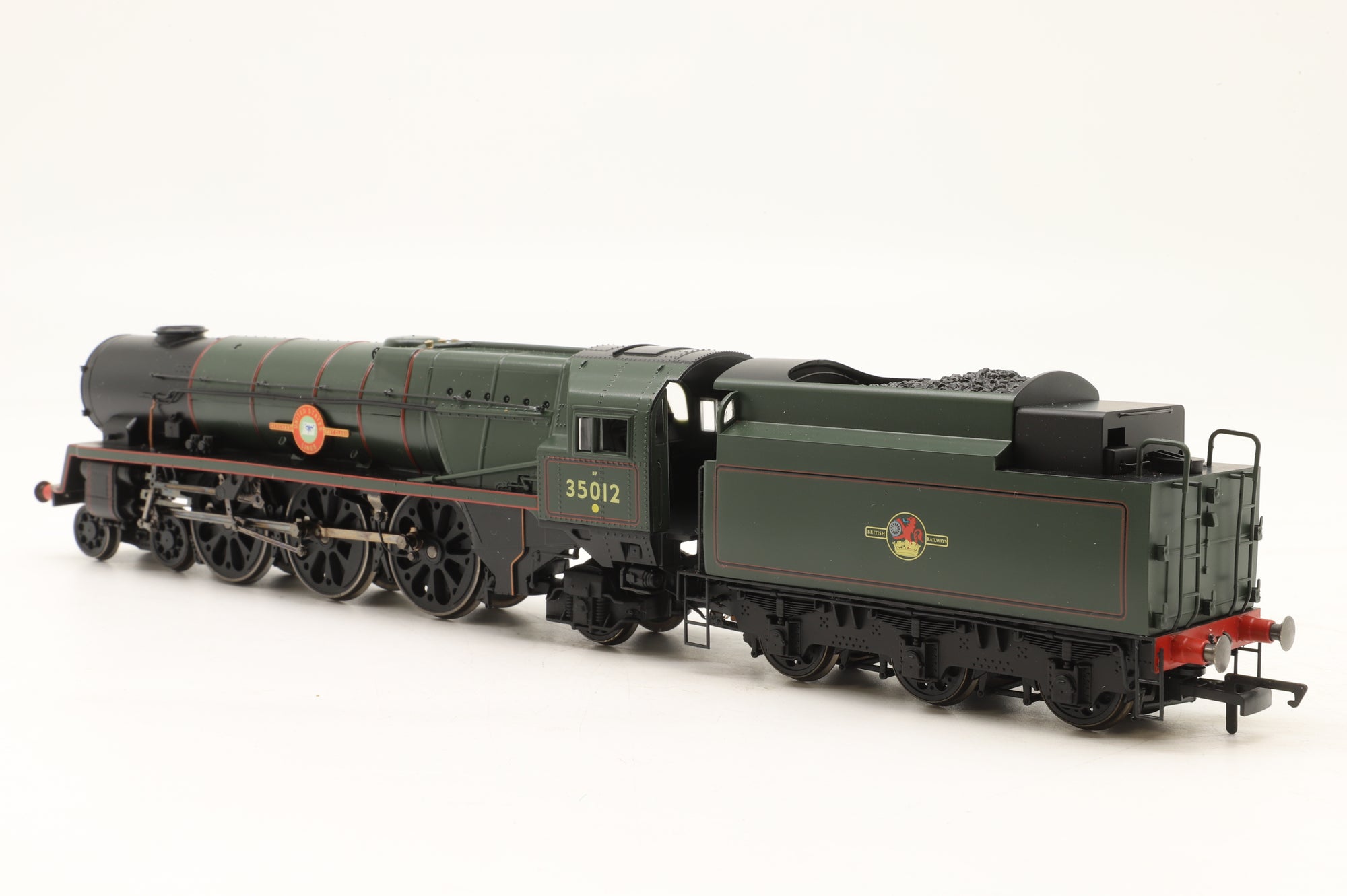 WORKSHOP Hornby OO R1038(Loco) Merchant Navy Class 35012 'United States Lines' in Lined BR Green w/ Late Crests