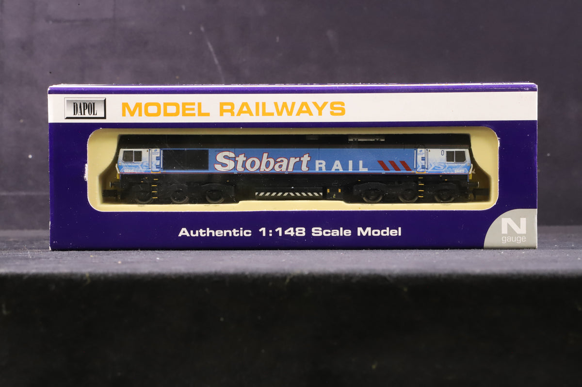 Dapol N ND-067 Class 66 &#39;66411&#39; &#39;Eddie The Engine&#39; Stobart Rail