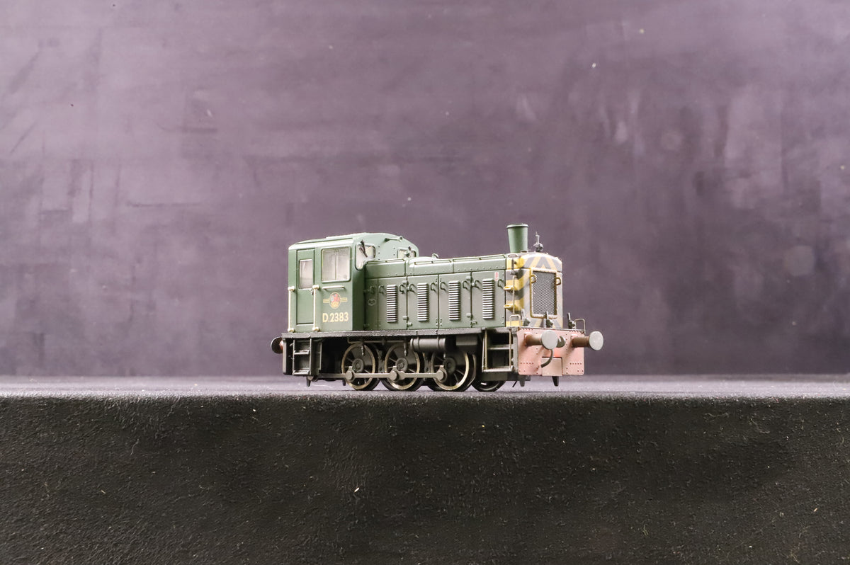 Bachmann OO 31-364 Class 03 Diesel Shunter &#39;D2383&#39; BR Green L/C Weathered DCC Fitted