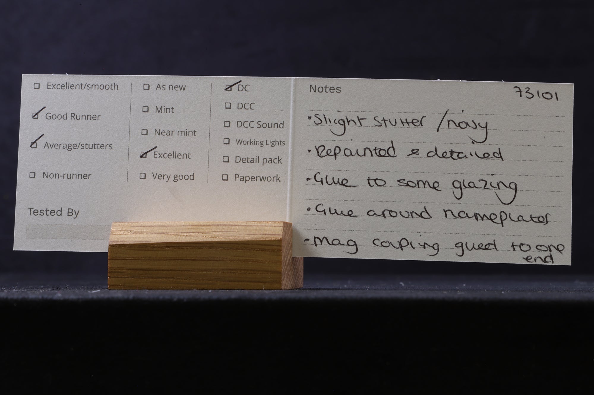 Hornby OO Class 73 '73101' BR Blue Reapainted & Detailed