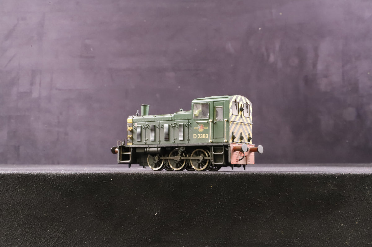 Bachmann OO 31-364 Class 03 Diesel Shunter &#39;D2383&#39; BR Green L/C Weathered DCC Fitted