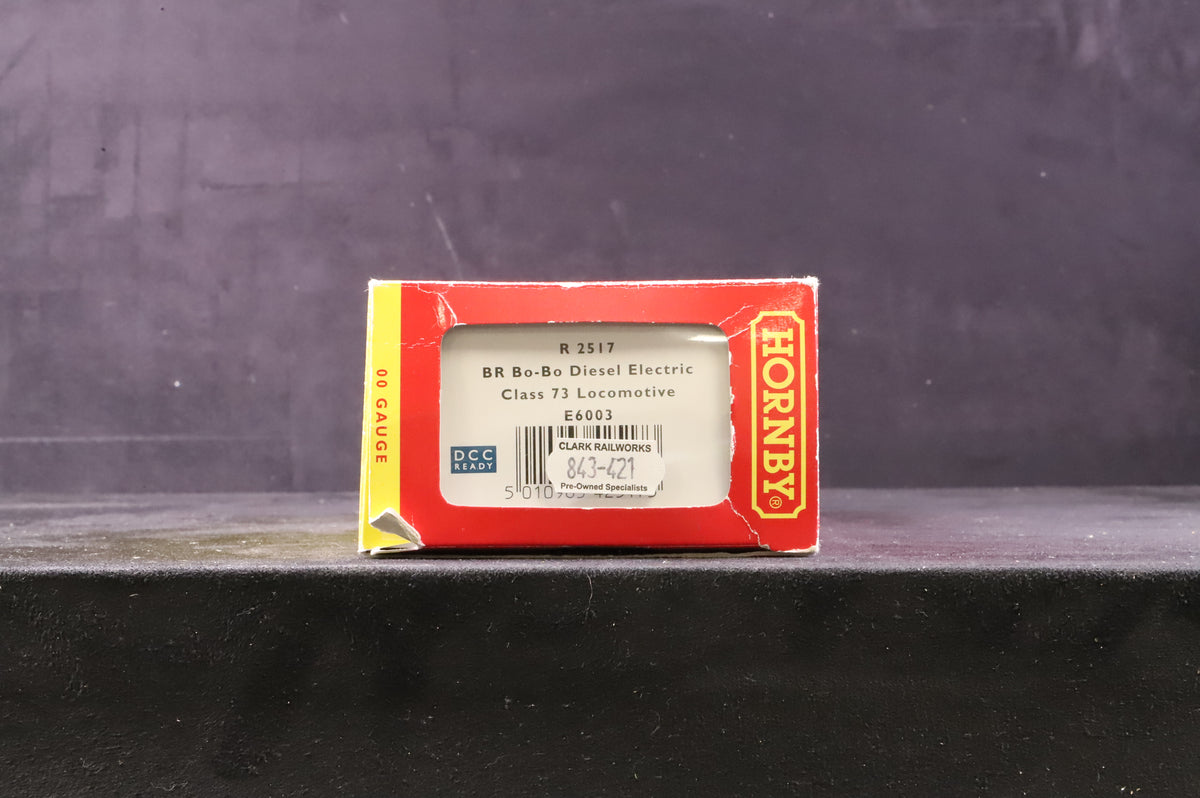 Hornby OO R2517 Class 73 &#39;E6003&#39; Diesel Electric BR Green