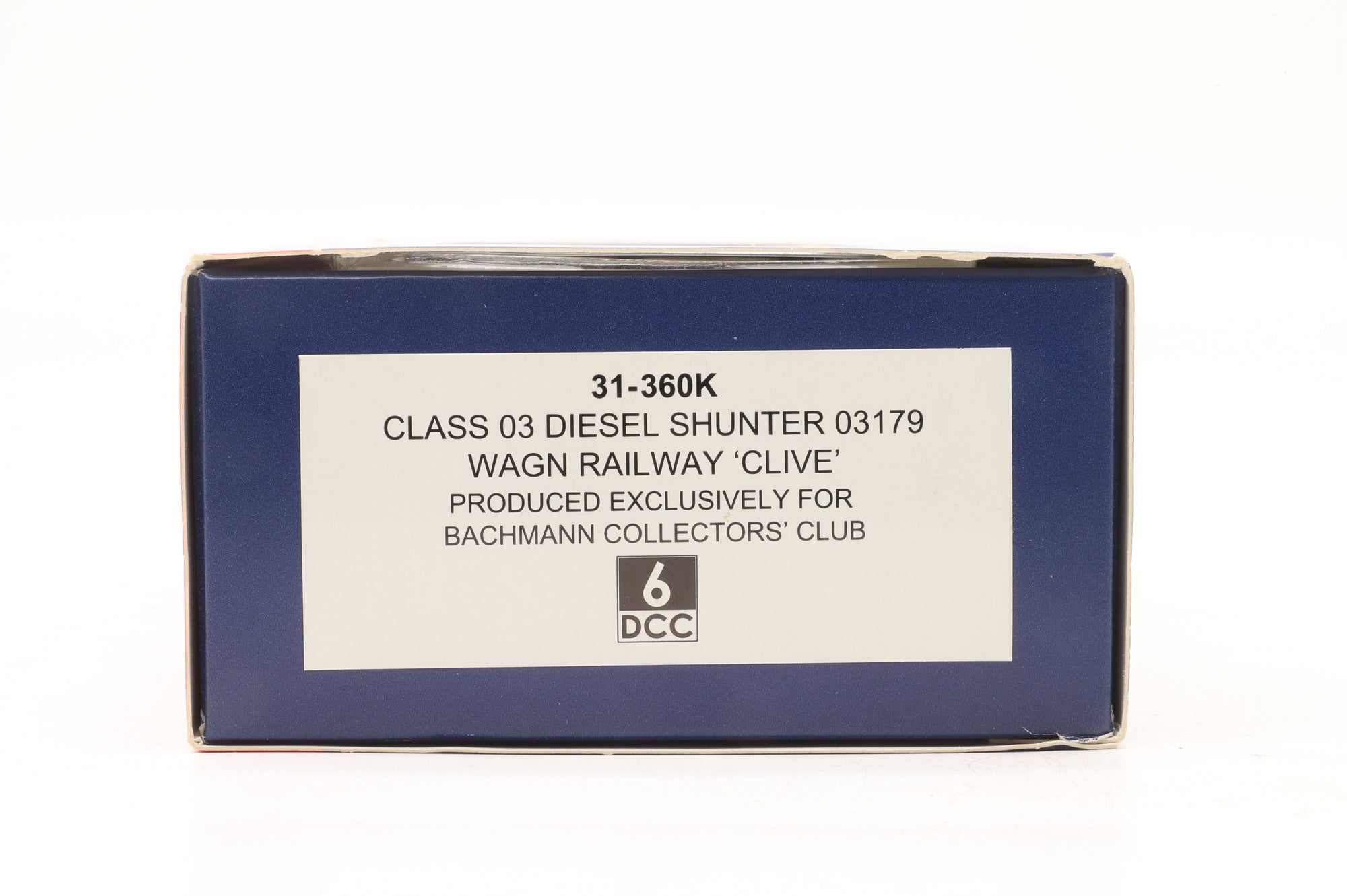 Bachmann OO 31-360K Class 03 Diesel Shunter '03179' 'Clive' WAGN Railway Ltd Ed 365/504
