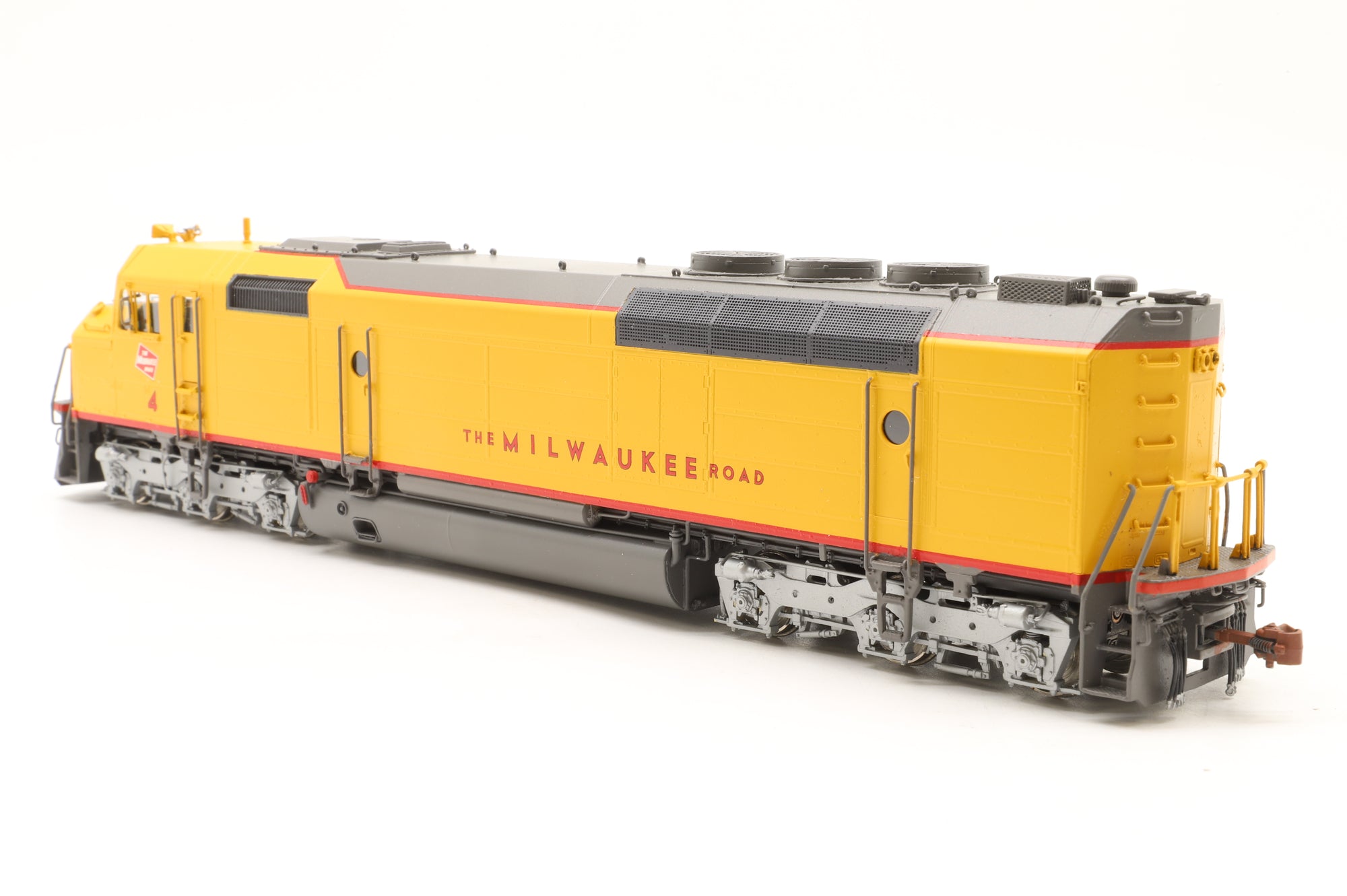 Overland Models/Ajin Precision HO 5993 Mile.Rd.FP45 #1-5 (1969 Era) Passenger Service w/o Dynamic Brake, Factory Painted