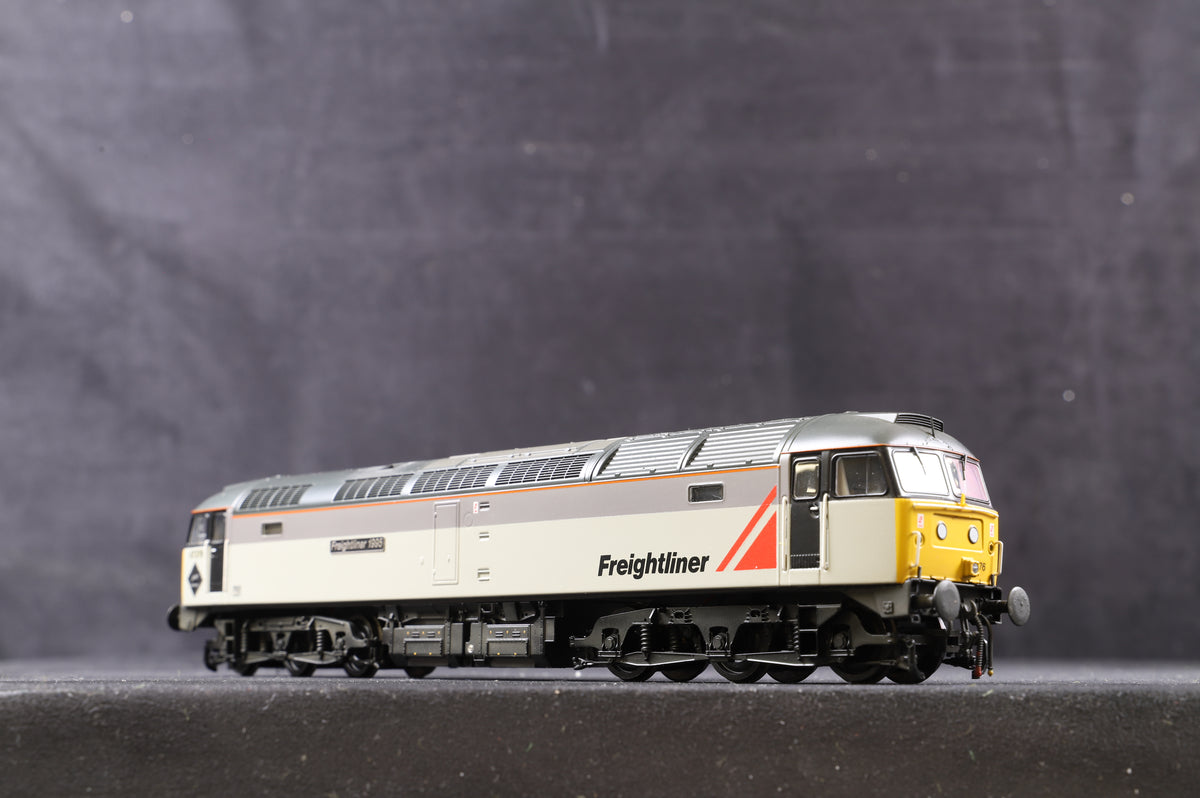 Bachmann OO Class 47 &#39;47376&#39; Freightliner Triple Grey, Professional Re-paint, Re-number &amp; Re-livery, DCC Sound