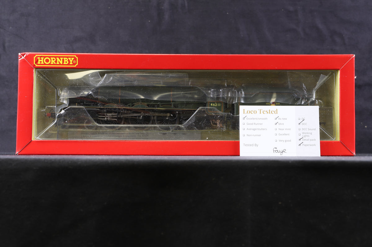 Hornby OOR3855X Princess Royal &#39;Queen Maud&#39; BR Green L/C, DCC Fitted