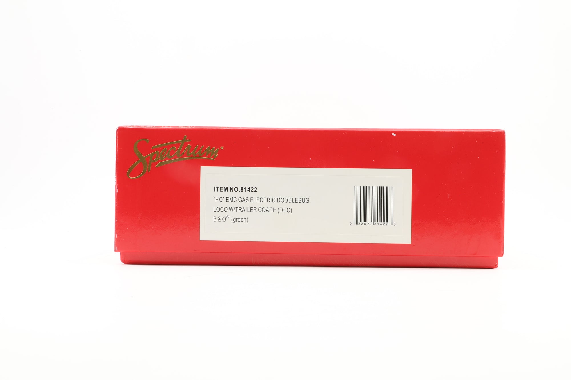 Spectrum HO 81422 EMC Gas Electric Doodlebug Baltimore & Ohio '6031' w/Trailer Coach, DCC Fitted