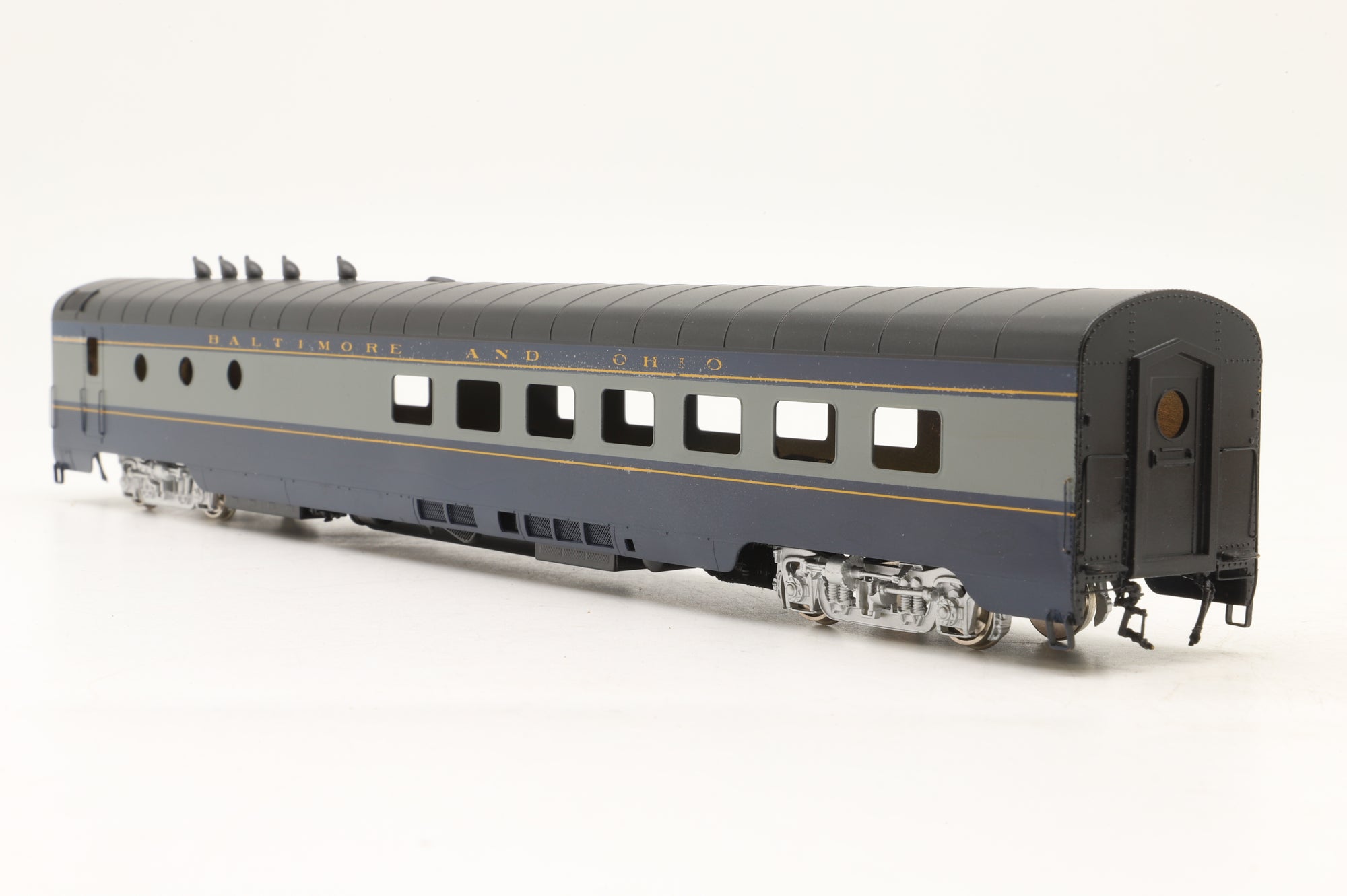 The Palace Car HO Brass B&O Baggage Car Factory Painted