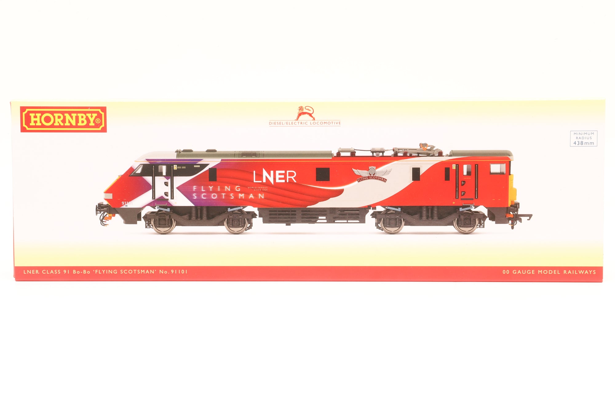 Hornby OO R30165 Class 91 91101 'Flying Scotsman' in LNER Saltire Livery