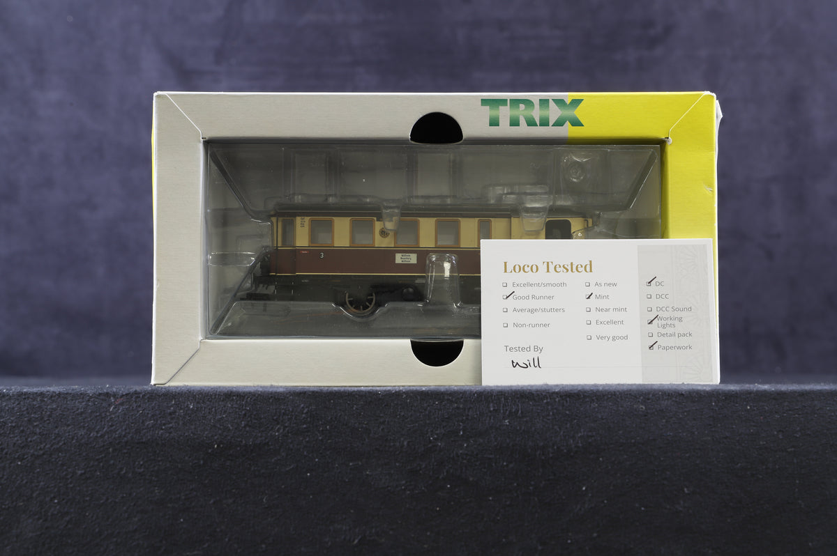 Trix HO 22027 Steam Powered Rail Car DR