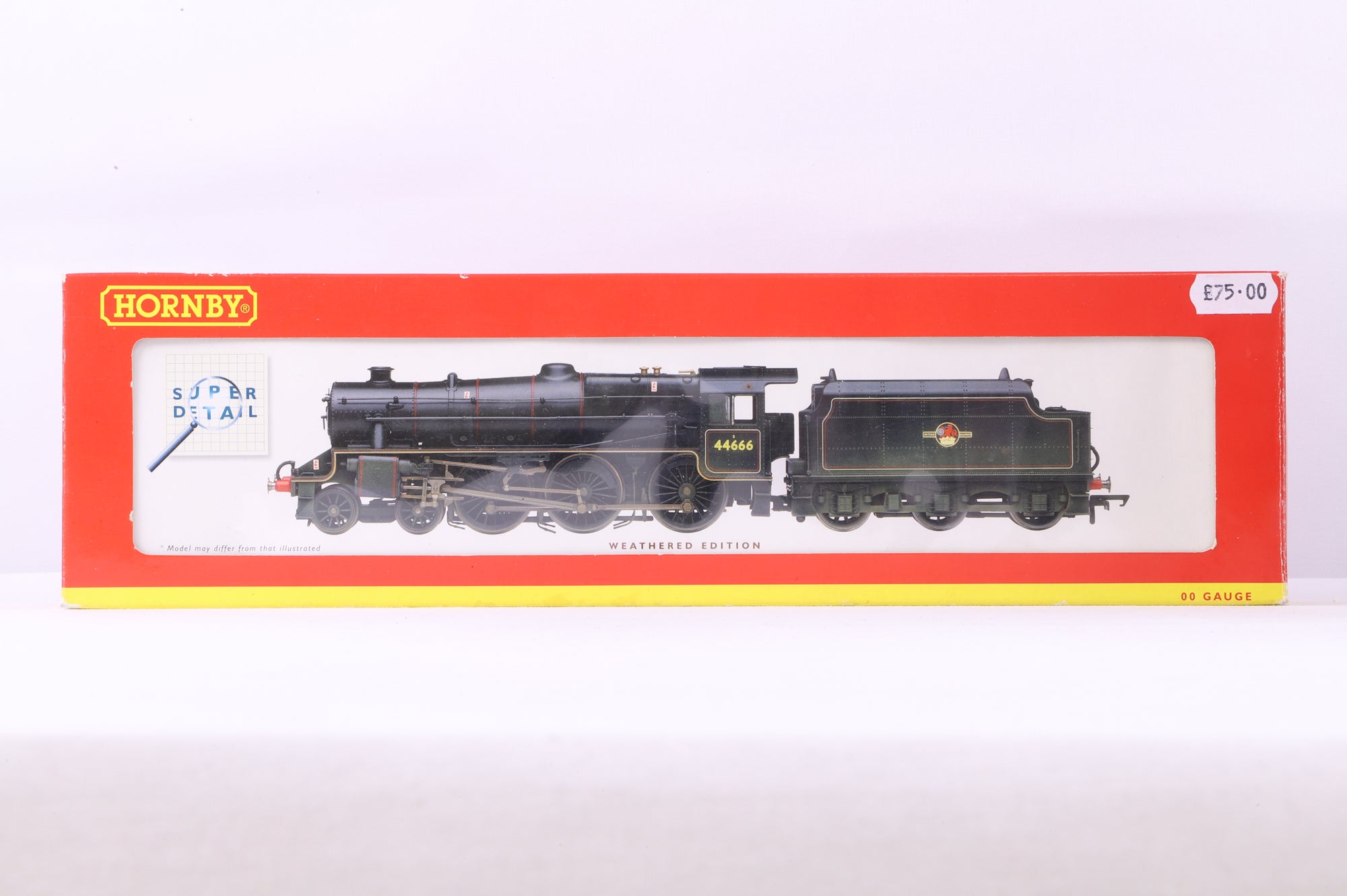 Hornby OO R2382 Class 5MT '44666' BR Lined Black L/C Weathered