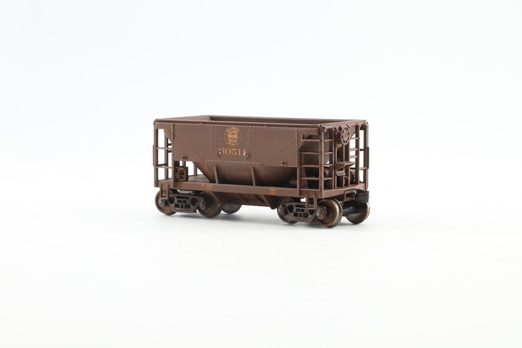 Walthers HO 910-58005 6-Pack of 24' Minnesota Ore Cars in DMIR Brown - Pro-Customised/Weathered