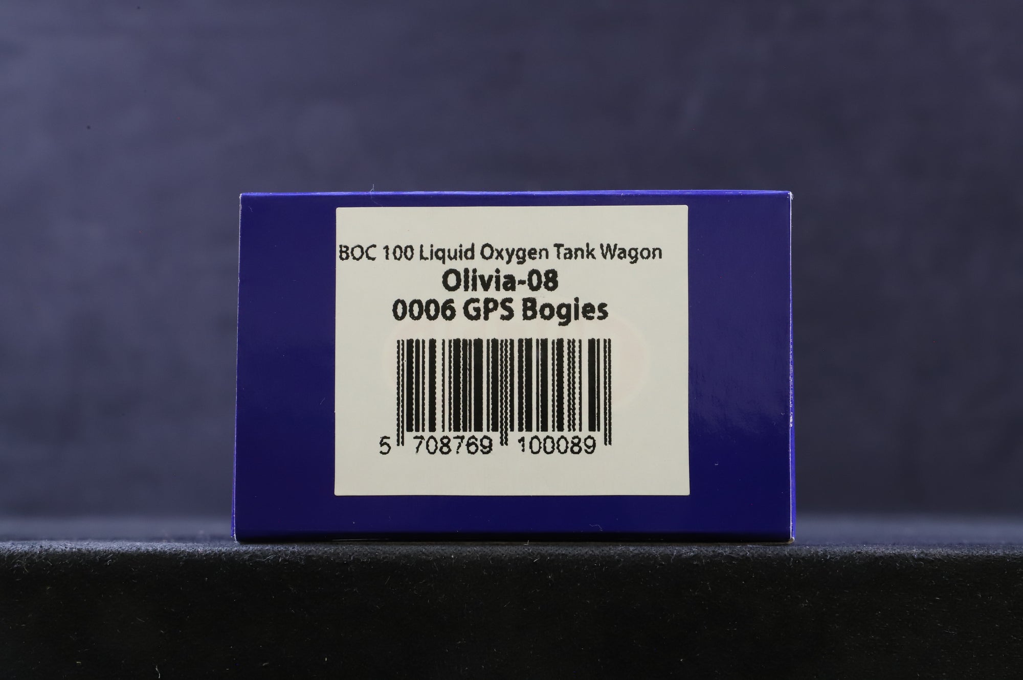 Heljan OO Olivia-080006 GPS Bogies BOC 100L Liquid Oxygen Tank Wagon