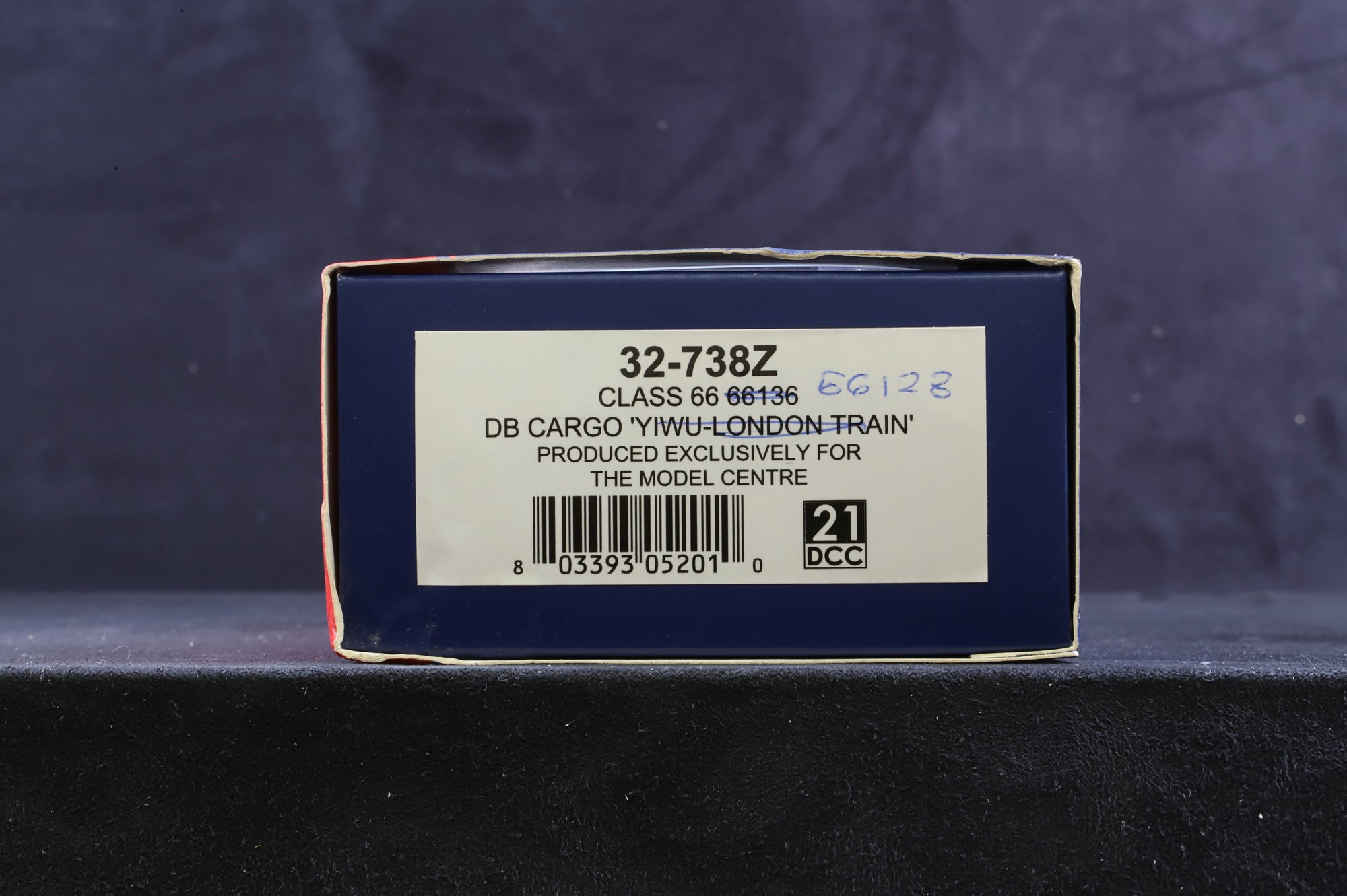 Bachmann OO 32-738Z Class 66 '66128' DB Cargo Renumbered, DCC Sound