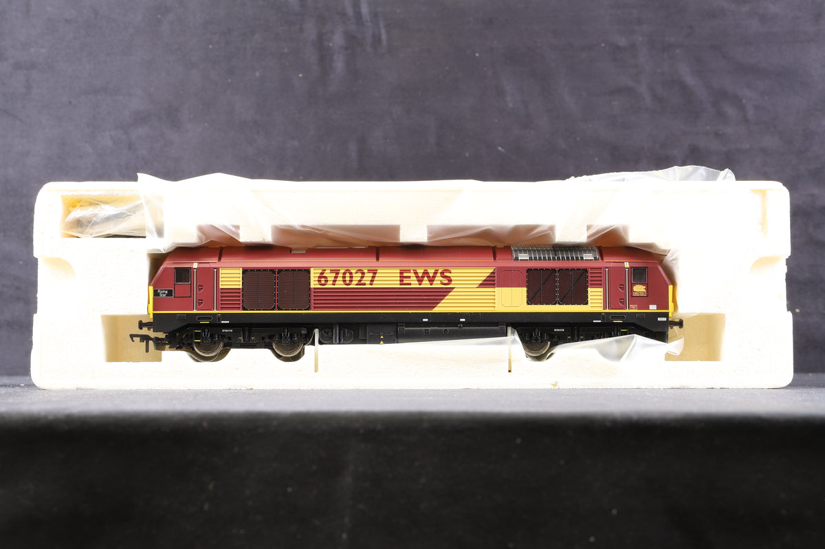 Hornby OO R2522 EWS Bo-Bo Diesel Electric Cl.67 &#39;67027&#39; &#39;Rising Star&#39;