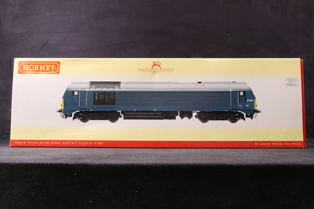 Hornby OO R3183 Arriva Trains Bo-Bo Diesel Electric Class 67 &#39;67002&#39;