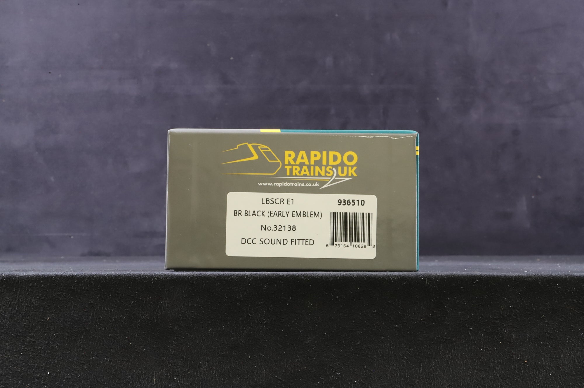 NEW Rapido OO 936510 E1 'No.32138' BR Black E/C DCC Sound