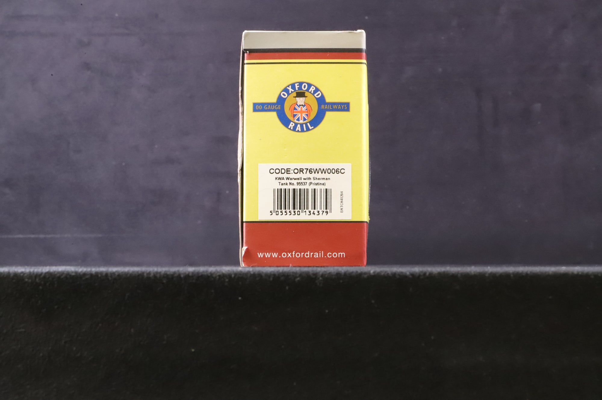Oxford Rail OO OR76WW006C KWA Warwell No.35 w/ Sherman Tank No.95537