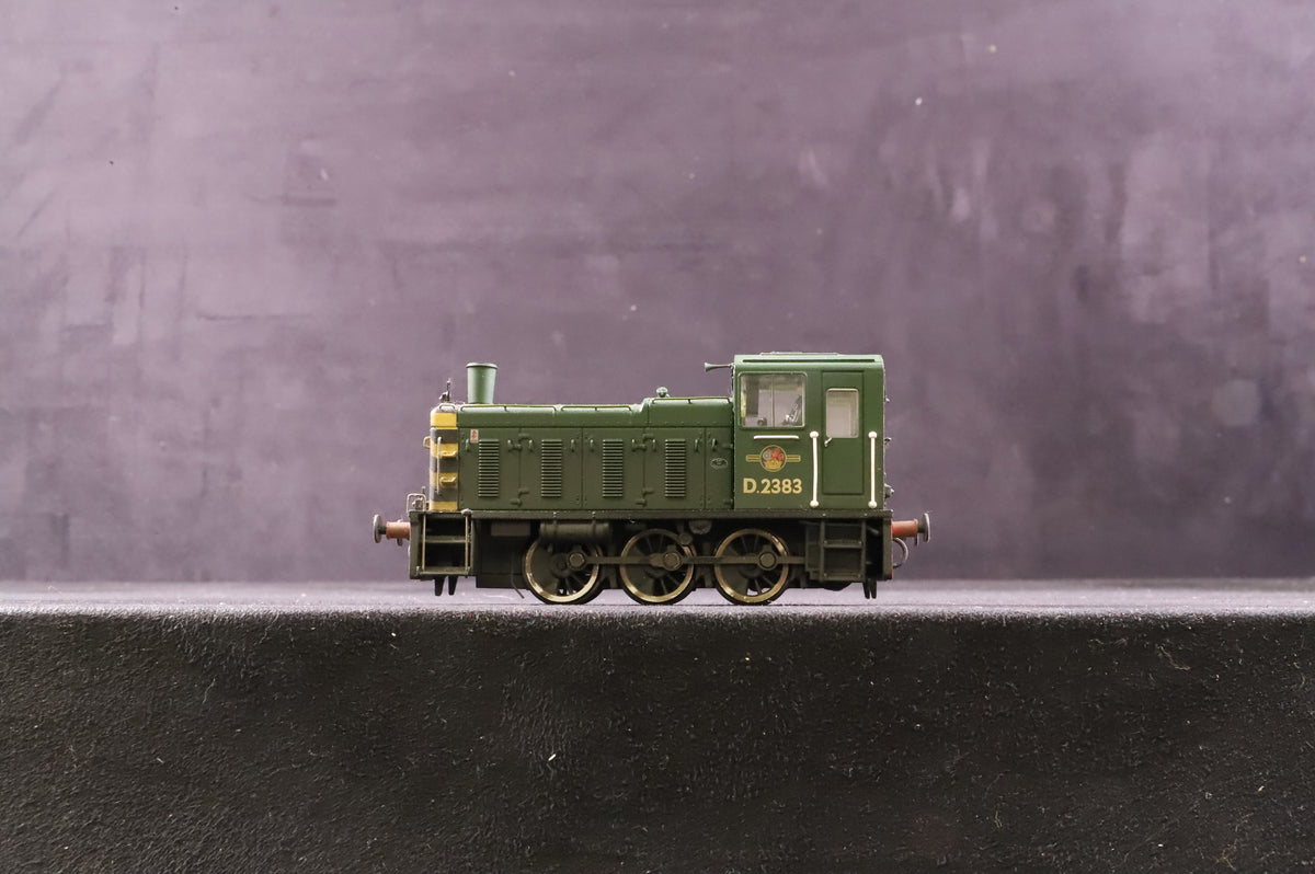 Bachmann OO 31-364 Class 03 Diesel Shunter &#39;D2383&#39; BR Green L/C Weathered DCC Fitted