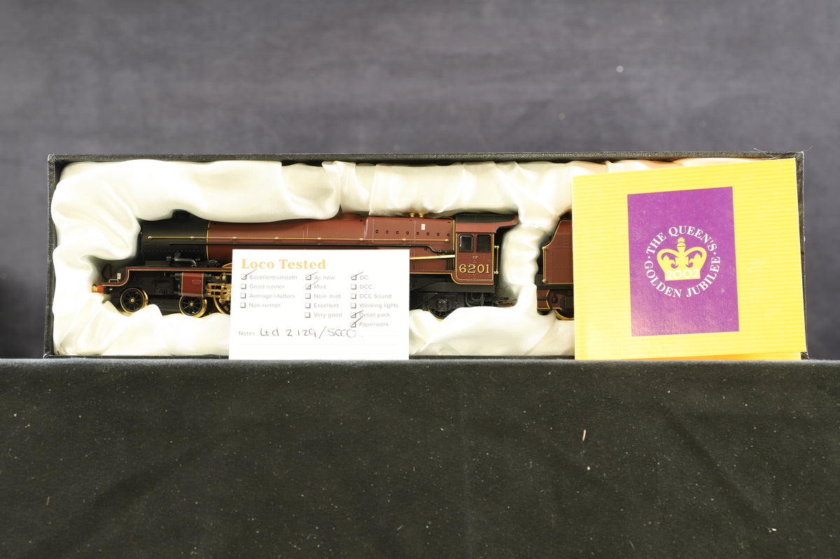 Hornby OO R2215 18ct Gold LMS 4-6-2 &#39;Princess Elizabeth&#39; Princess Class Ltd Ed. 2129/5000