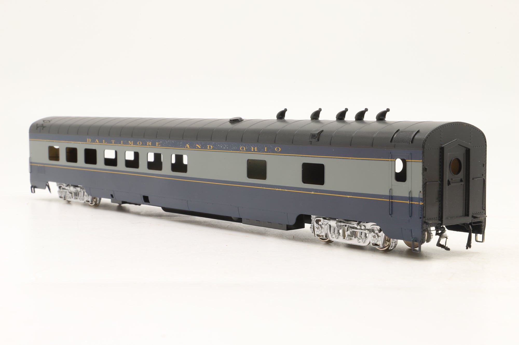 The Palace Car HO Brass B&O Baggage Car Factory Painted