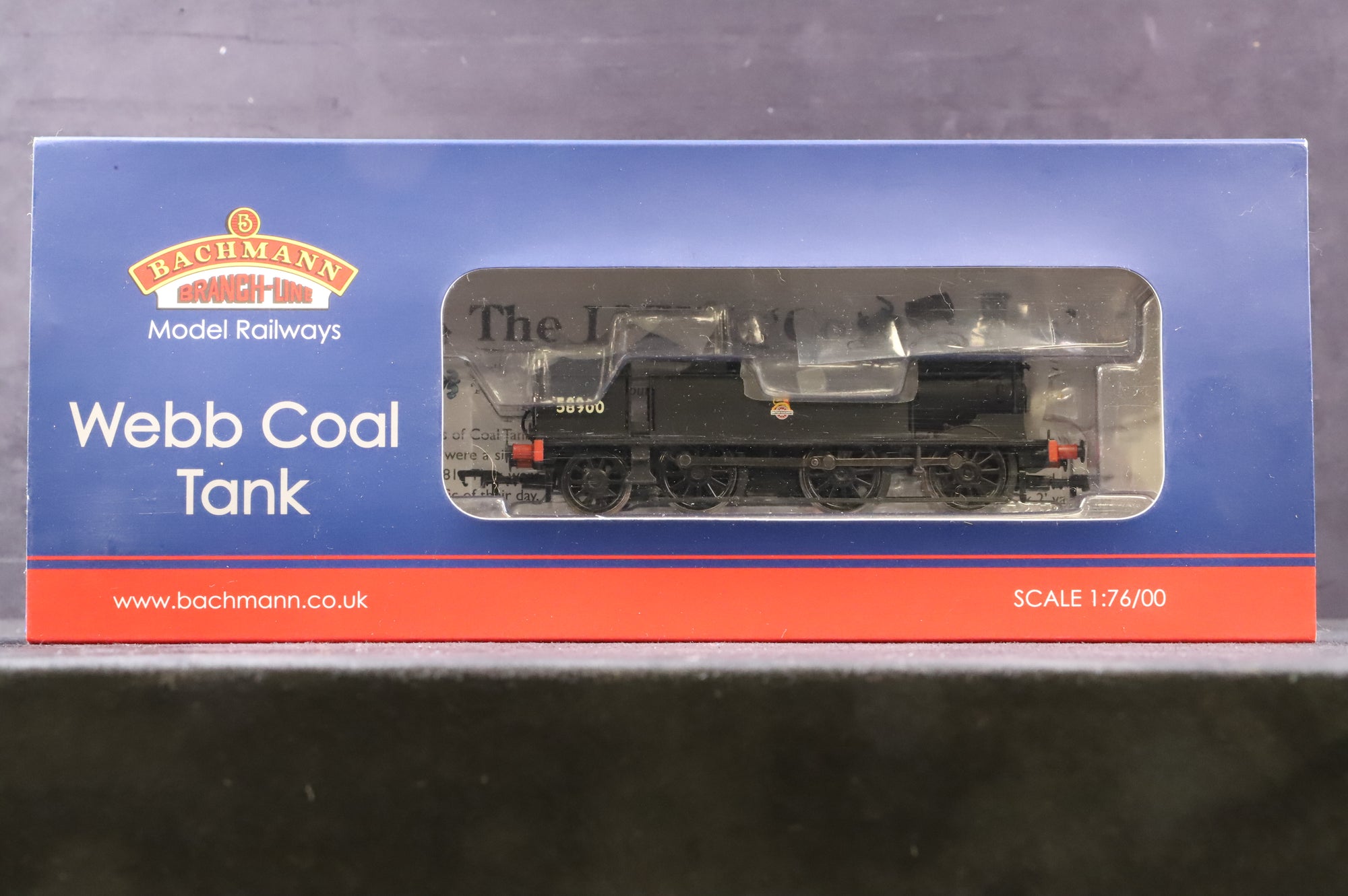 Bachmann OO 35-052 LNWR Webb Coal Tank '58900' BR Black E/C