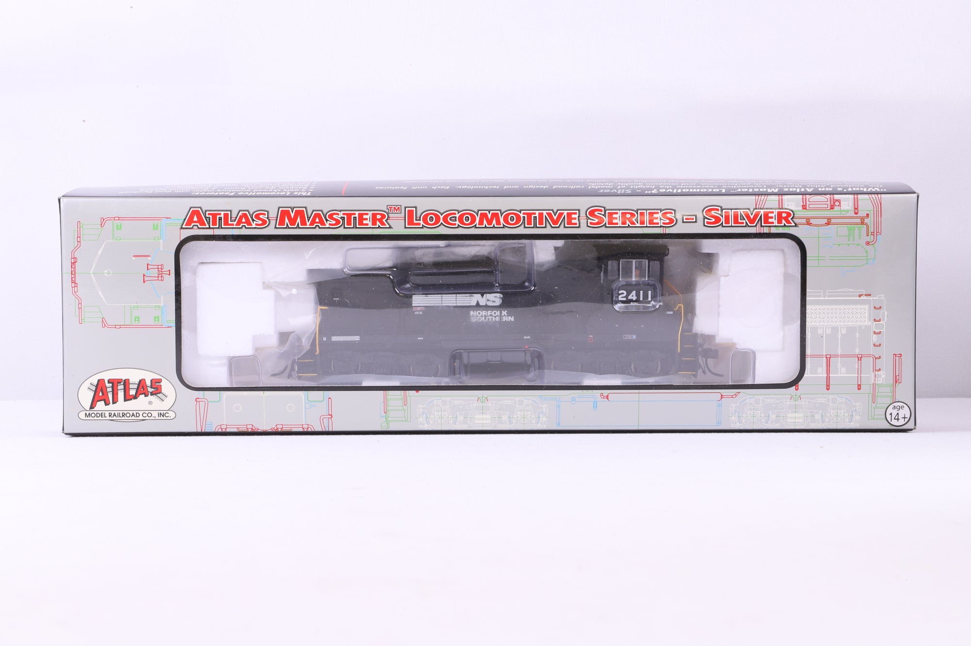 Atlas HO 9971 MP-15DC Norfolk Southern '2411'