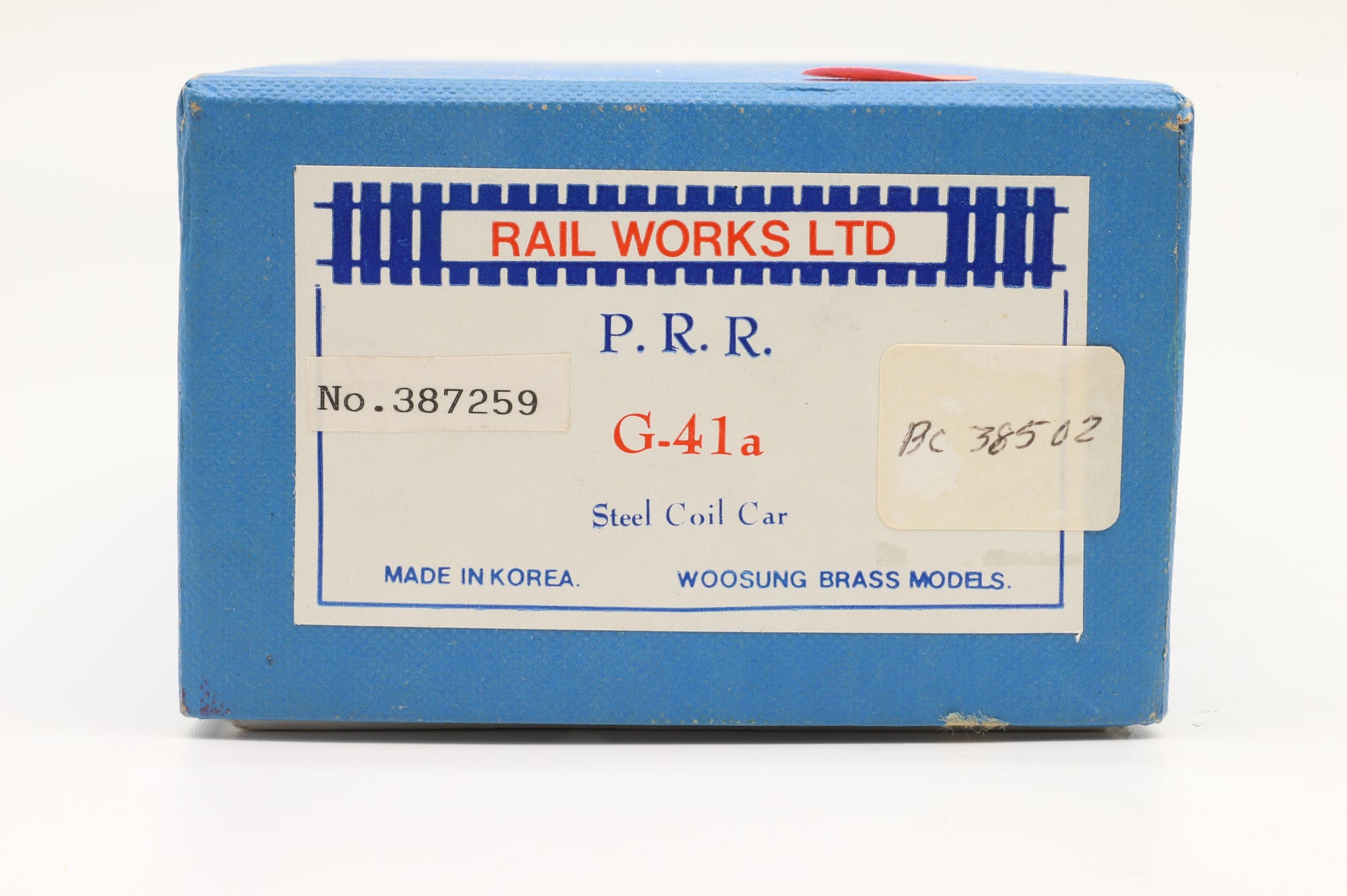 Railworks Ltd HO Brass PRR G-41a Steel Coil Car Custom Painted