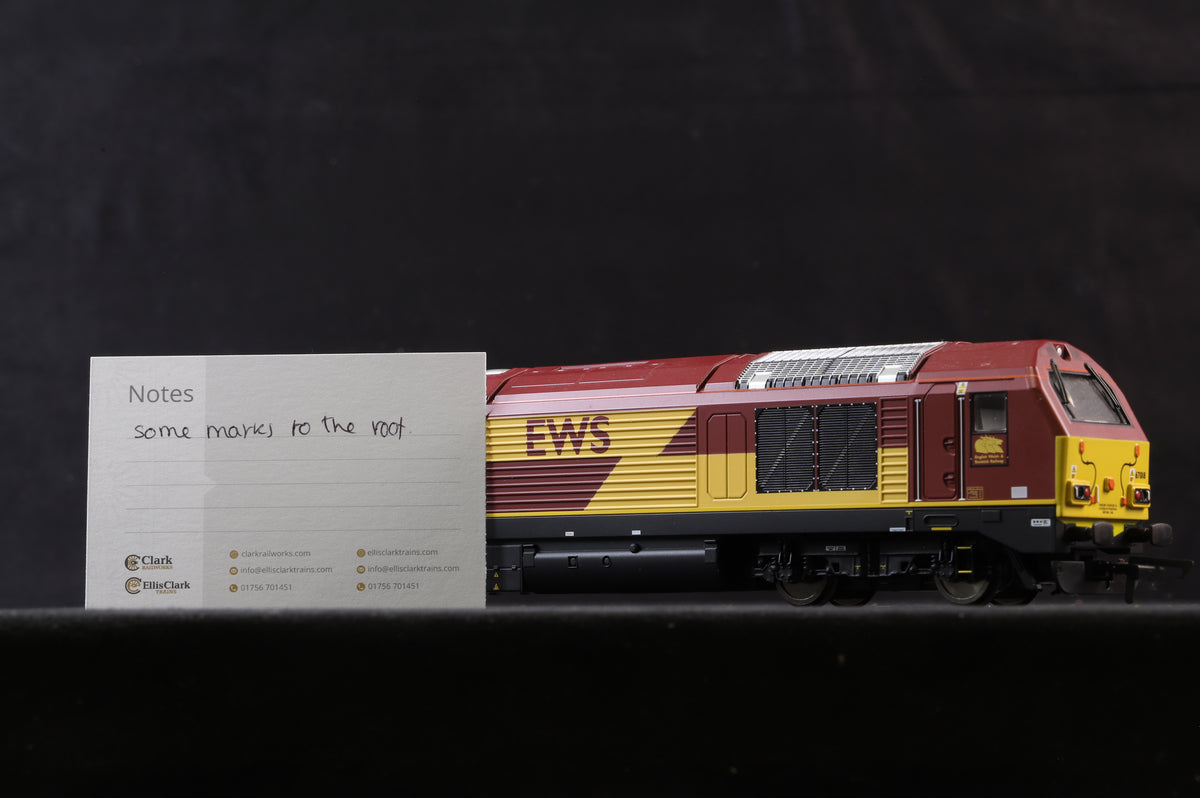 Hornby OO R2764 EWS Bo-Bo Diesel Electric Cl. 67 Loco &#39;67018&#39; &#39;Rapid&#39;