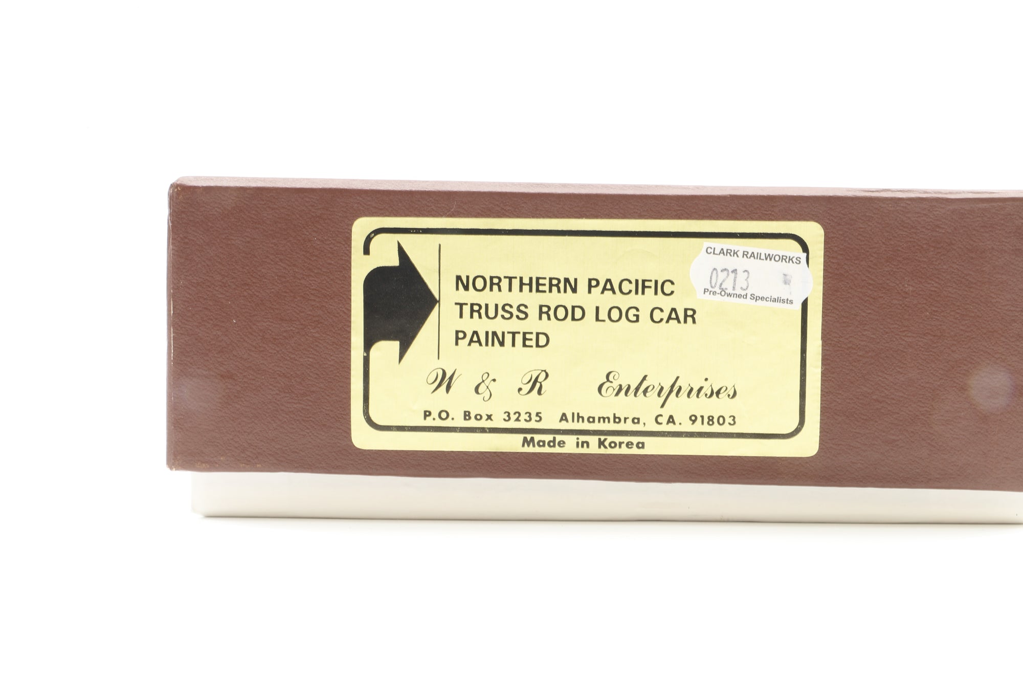 W&R Enterprises HO Brass Truss Rod Log Car Northern Pacific Set of 3