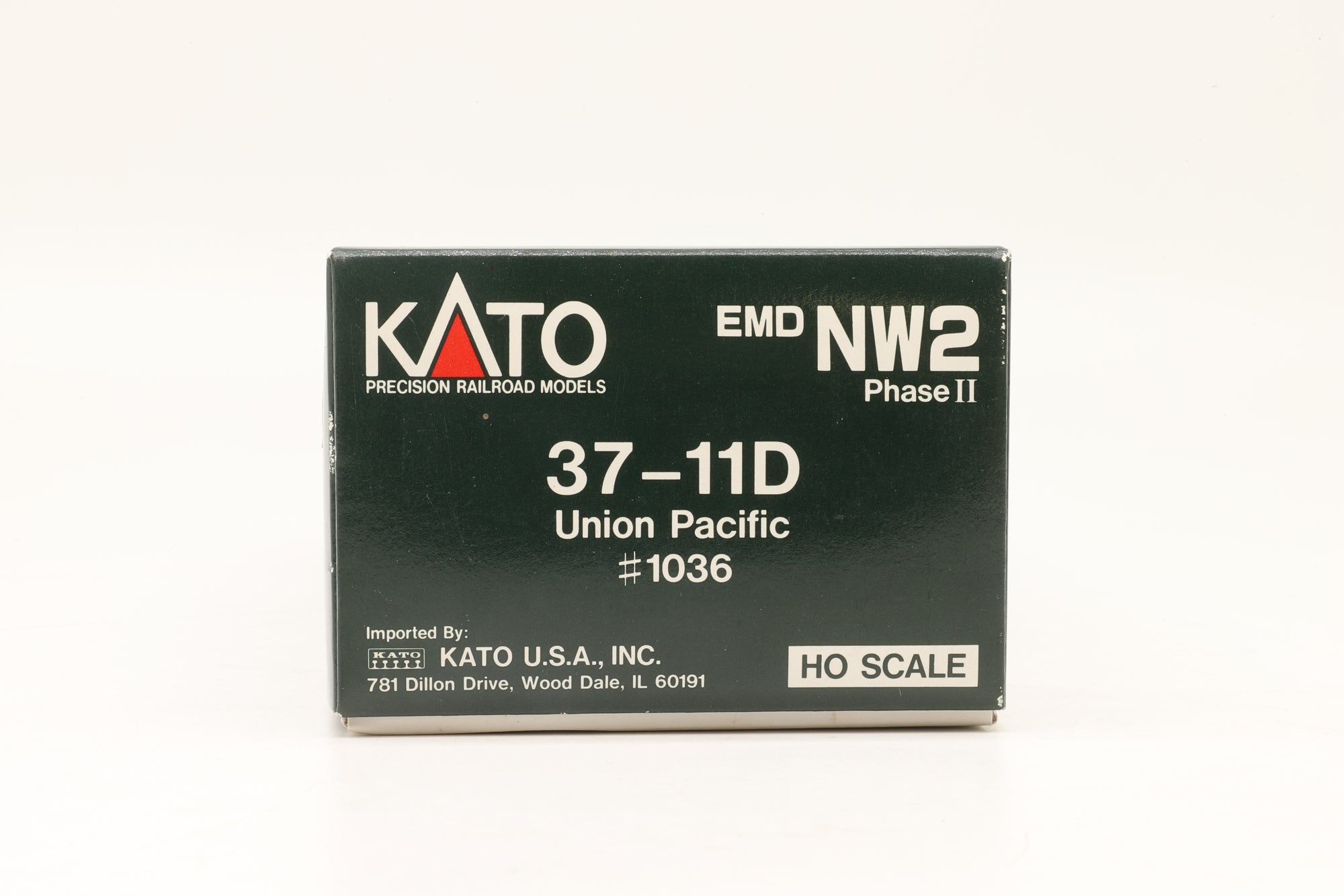 Kato HO 37-11D EMD NW2 Phase II Union Pacific #1036