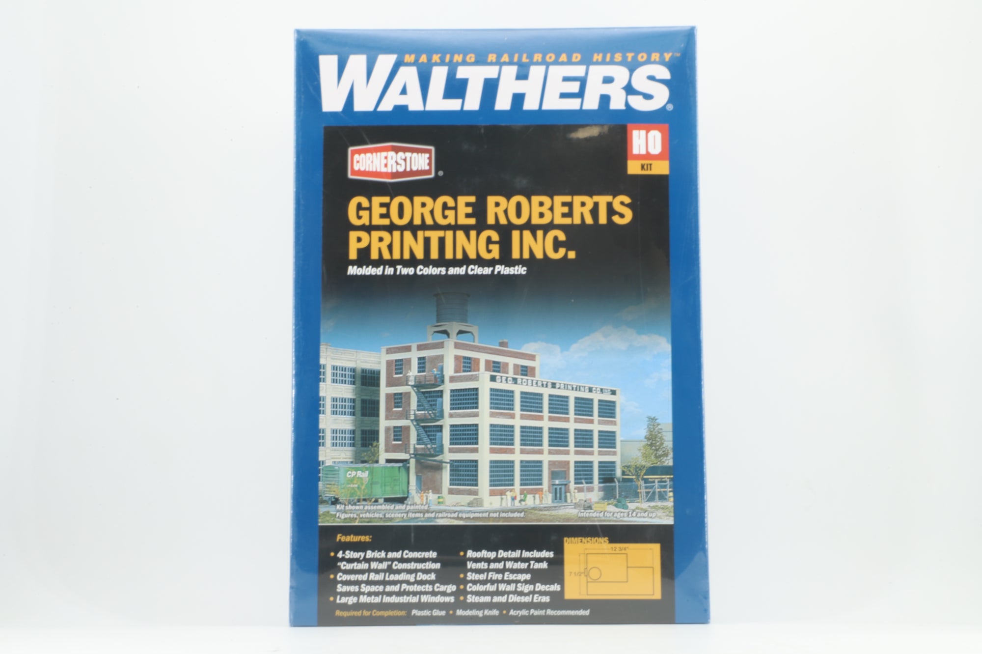Walthers HO 933-3046 George Roberts Printing Co. Kit