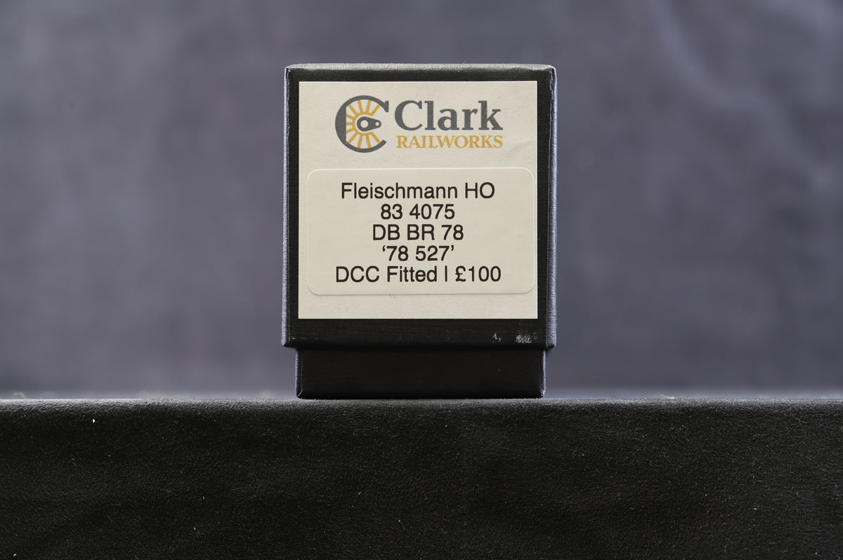 Fleischmann HO 83 4075 DB BR 78 &#39;78 527&#39;, DCC Fitted