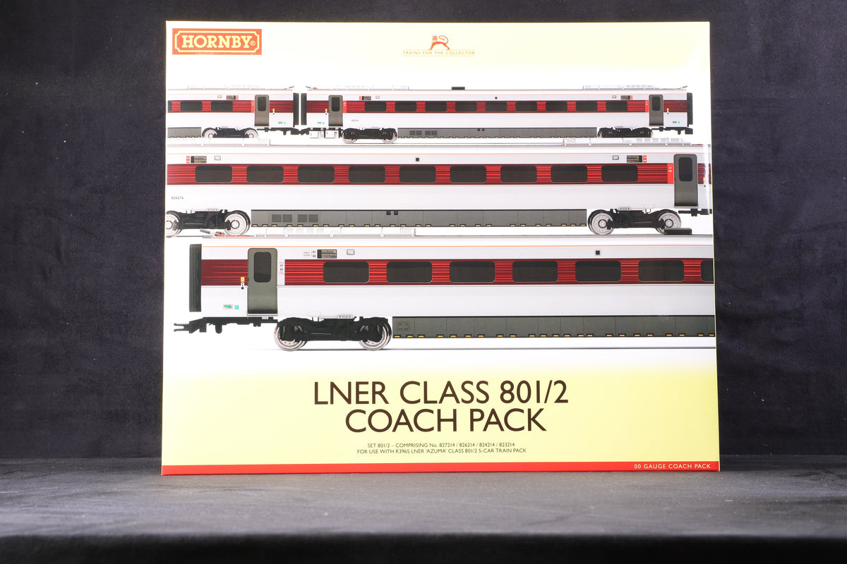 Hornby OO R40350 LNER Class 801/2 Coach Pack