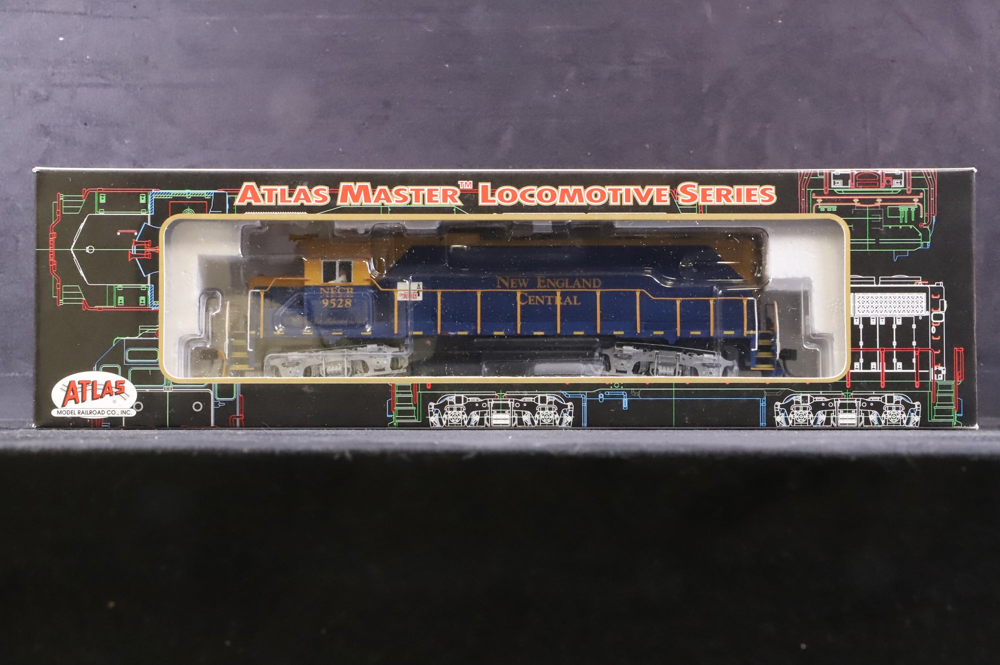 Atlas HO 8973 GP-38 Diesel Locomotive '9528' NE Central